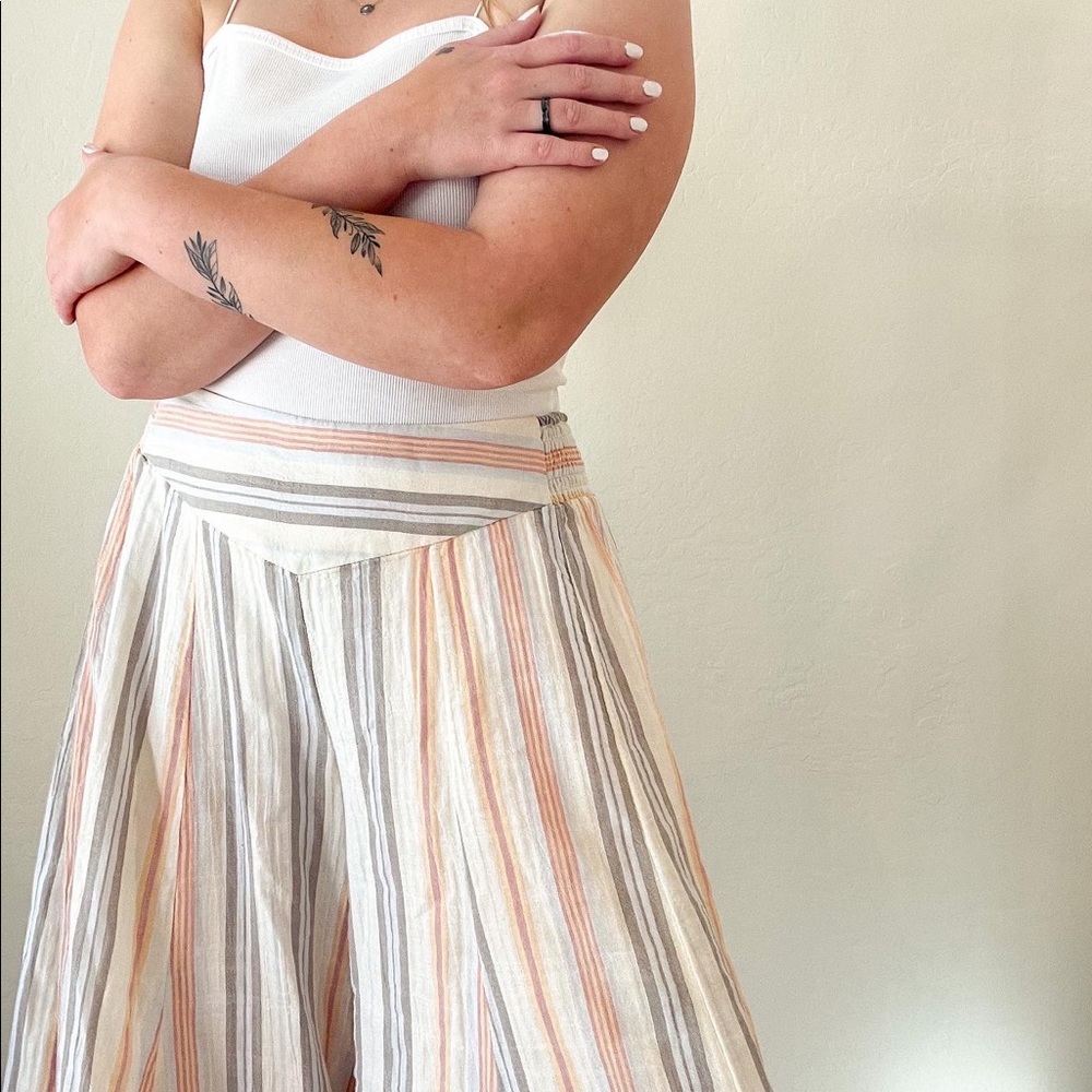 free people blair pull on wide leg pant